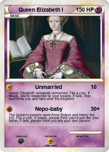 Pokemon Queen Elizabeth I