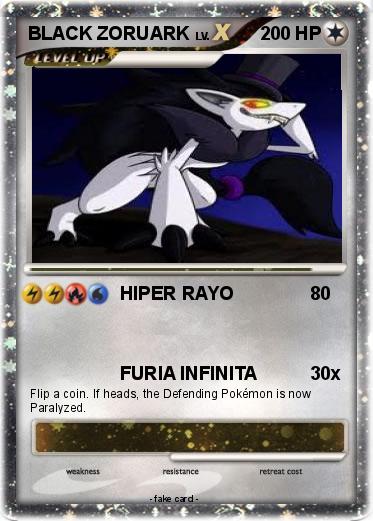 Pokemon BLACK ZORUARK