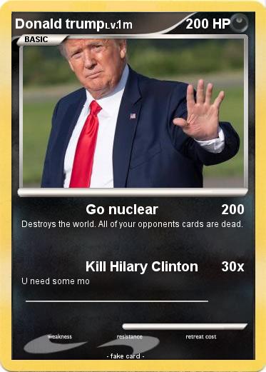 Pokemon Donald trump