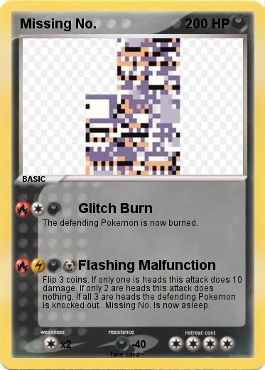Pokemon Missing No.