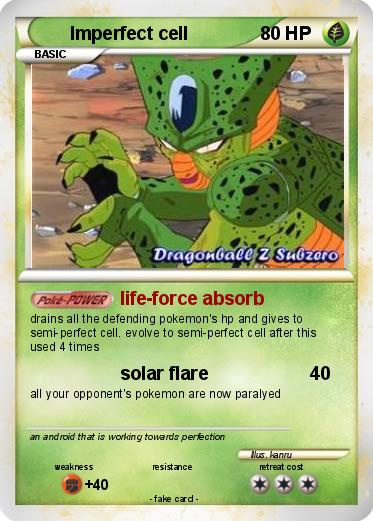 Pokemon Imperfect cell