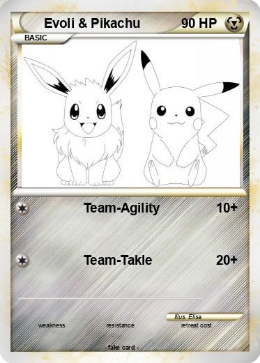 Pokemon Evoli & Pikachu
