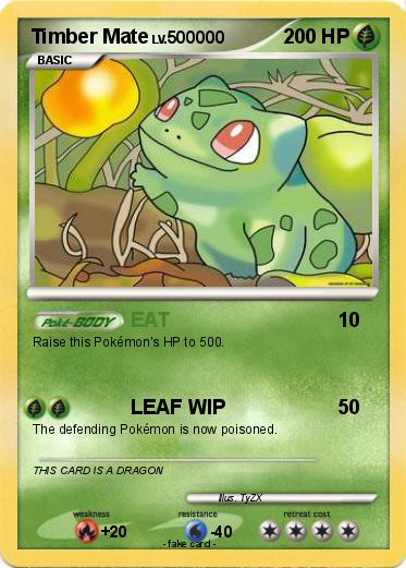Pokemon Timber Mate