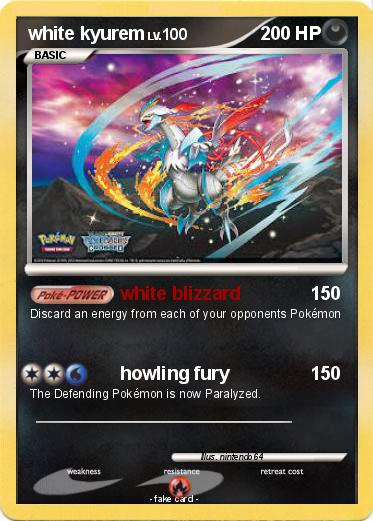 Pokemon white kyurem
