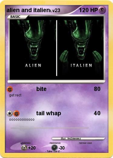Pokemon alien and italien