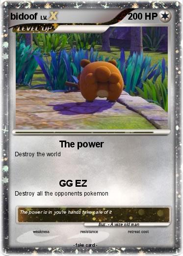 Pokemon bidoof