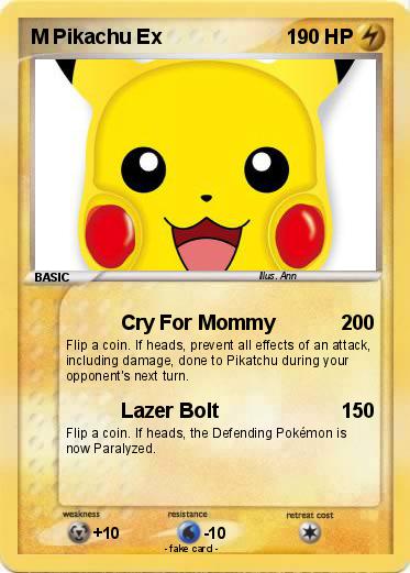 Pokemon M Pikachu Ex