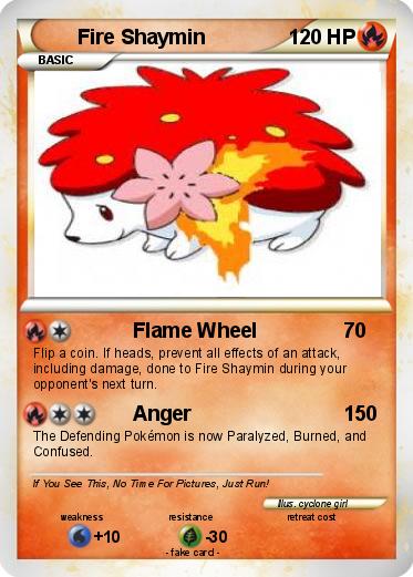 Pokemon Fire Shaymin