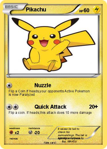 Pokemon Pikachu