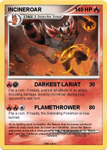 Pokemon INCINEROAR