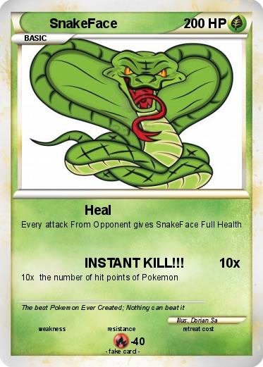 Pokemon SnakeFace