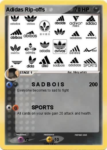 Pokemon Adidas Rip-offs