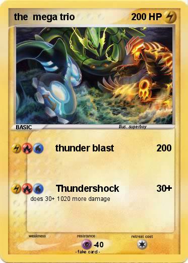 Pokemon the  mega trio