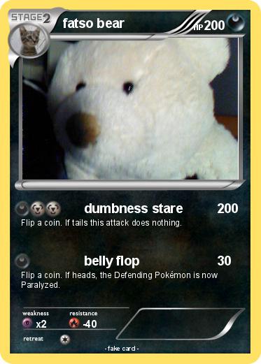 Pokemon fatso bear