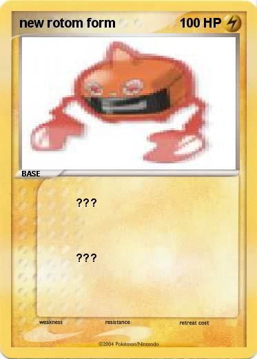 Pokemon new rotom form