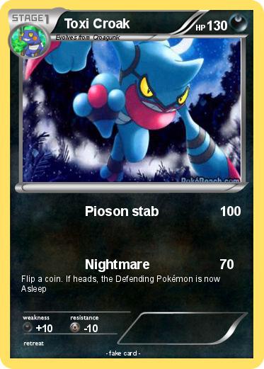 Pokemon Toxi Croak