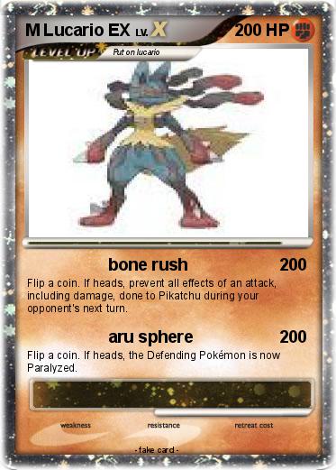 Pokemon M Lucario EX