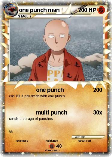 Pokemon one punch man