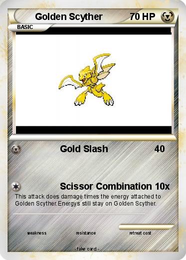 Pokemon Golden Scyther
