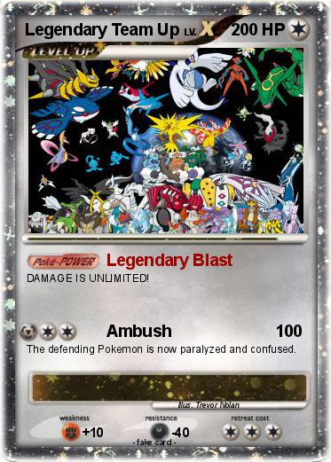 Pokemon Legendary Team Up