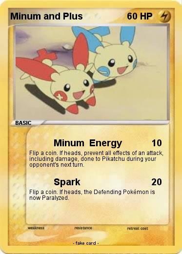 Pokemon Minum and Plus
