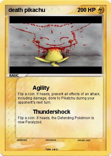 Pokemon death pikachu