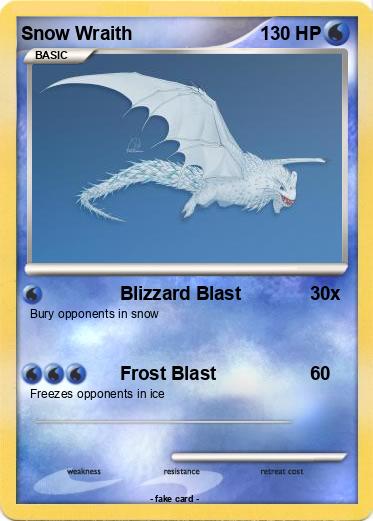 Pokemon Snow Wraith
