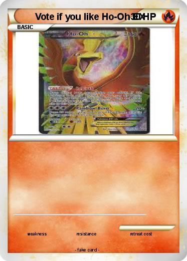 Pokemon Vote if you like Ho-Oh EX