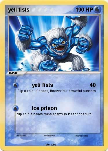 Pokemon yeti fists