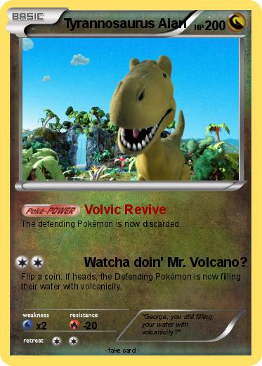Pokemon Tyrannosaurus Alan