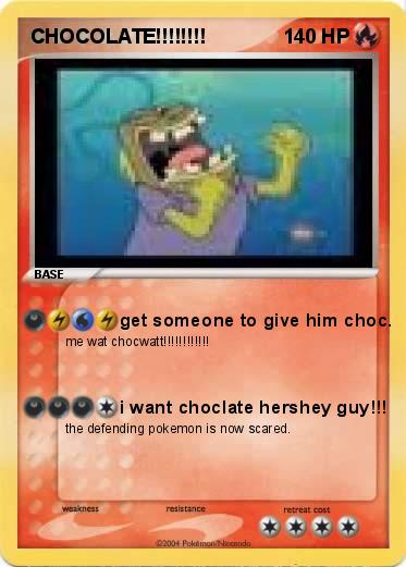 Pokemon CHOCOLATE!!!!!!!!