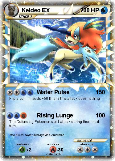 Pokemon Keldeo EX