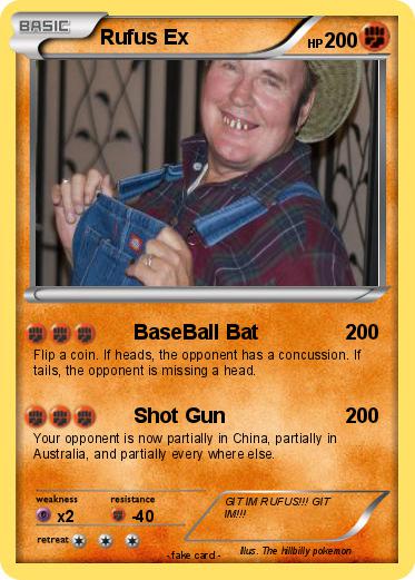 Pokemon Rufus Ex