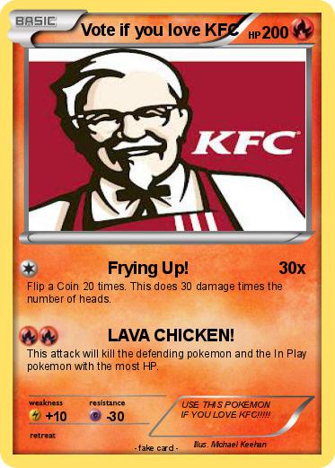 Pokemon Vote if you love KFC