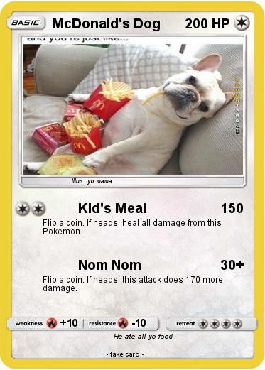 Pokemon McDonald's Dog
