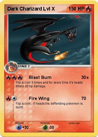 Pokemon Dark Charizard Lvl X