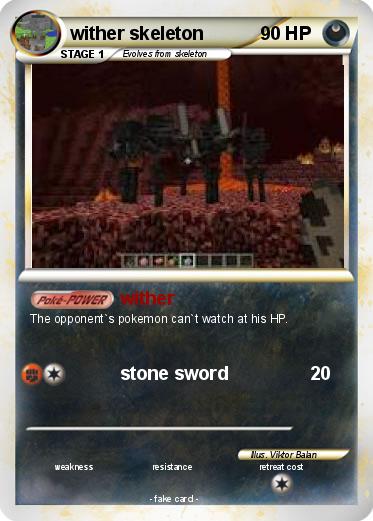Pokemon wither skeleton