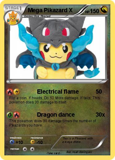 Pokemon Mega Pikazard X