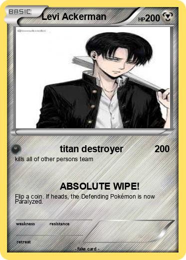 Pokemon Levi Ackerman