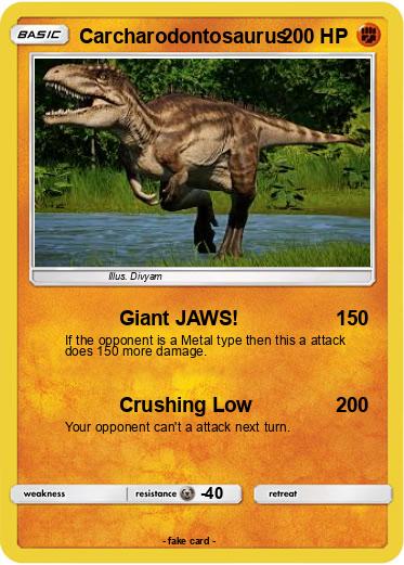Pokemon Carcharodontosaurus