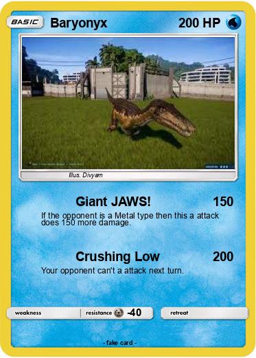Pokemon Baryonyx