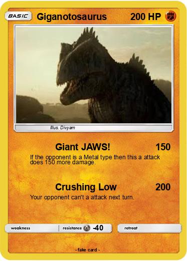 Pokemon Giganotosaurus