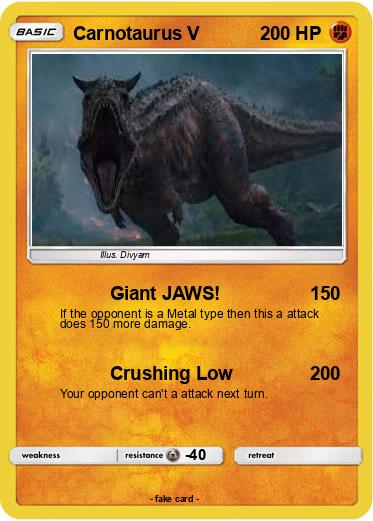 Pokemon Carnotaurus V