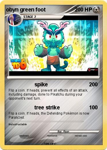 Pokemon obyn green foot