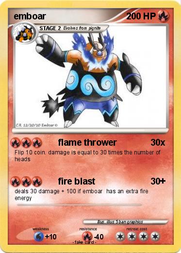 Pokemon emboar