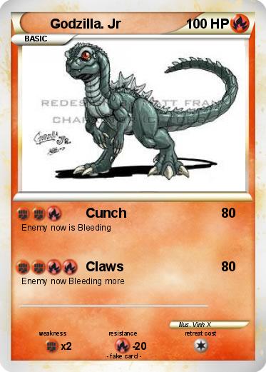 Pokemon Godzilla. Jr