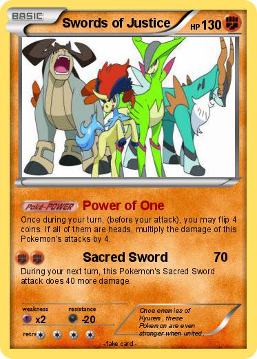 Pokemon Swords of Justice