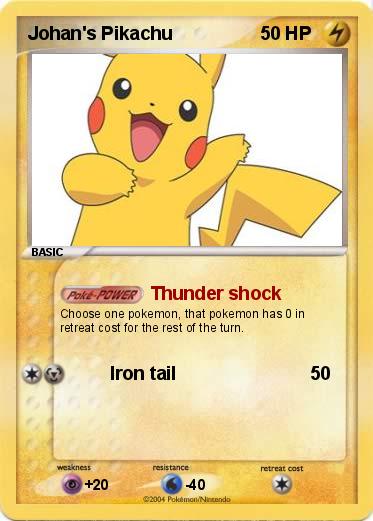 Pokemon Johan's Pikachu