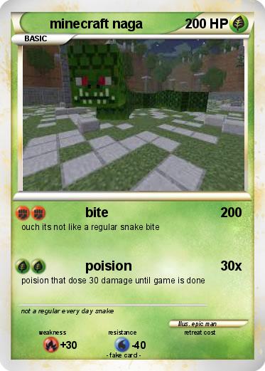 Pokemon minecraft naga