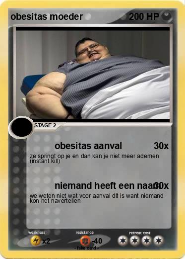 Pokemon obesitas moeder